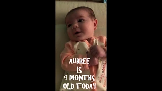 Baby Laughing Hysterically, 4 months old today