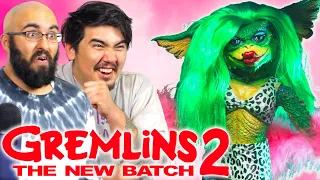 We went insane watching *GREMLINS 2: THE NEW BATCH* (First time watching reaction)