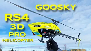 Goosky RS4 - Is a Big Beautiful BEAST of a Pro 3D Helicopter