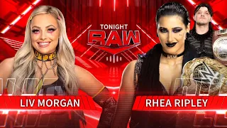 FULL MATCH: Liv Morgan vs Rhea Ripley | WWE RAW 24/7/23