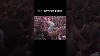 Katy Perry Crowd Surfing  #Shorts