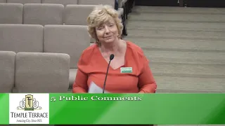 Temple Terrace City Council  Meeting 9-6-19