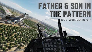 Formation Landings with my Dad | DCS World in VR | RTX 4090 & Varjo Aero [ENG sub]