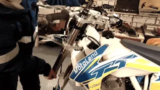 Подробная инструкция по замене масла в вилке мотоцикла Motoland TT250.Обслуживание эндуро мотоцикла.