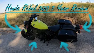 Honda Rebel 500 1 Year Review (I think)