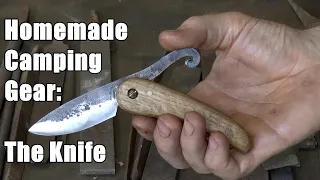 Friction Folder Knife - Made from an old file and some firewood!