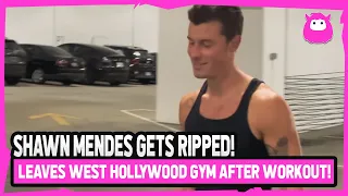 Shawn Mendes Looking Ripped Leaving a West Hollywood Gym