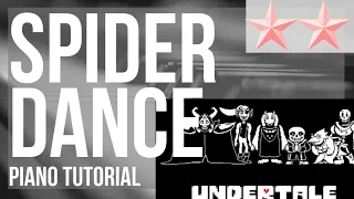 SUPER EASY Piano Tutorial: How to play Spider Dance (Undertale) by Toby Fox