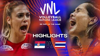 🇷🇸 SRB vs. 🇹🇭 THA - Highlights Week 2 | Women's VNL 2023