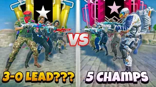 5 Golds VS 5 Champions BUT Golds STARTS 3-0 In Rainbow Six Siege