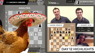 Carlsen vs Caruana (Game 12 Live Highlights): World Chess Championship