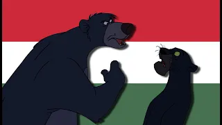 The Jungle Book - Baloo and Bagheera argue (Hungarian)