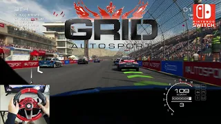 Let's Play Grid Autosport with Racing Wheel (High Sensitivity Setting) (Nintendo Switch) (2)