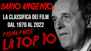 DARIO ARGENTO | La classifica dei film dal 1970 al 2022 | LA TOP 10