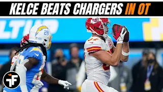 Travis Kelce GAME WINNING TOUCHDOWN IN OVERTIME to beat the Chargers