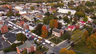 Bedford,Pa Fall Foliage Festival and Spectacular fall colors in Beautiful Downtown Bedford,Pa