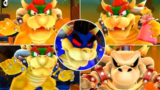 Super Mario 3D Land - All Bowser Boss Battles