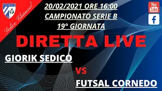 GIORIK SEDICO VS FUTSAL CORNEDO - 19 ° Giornata Campionato Nazionale Serie B