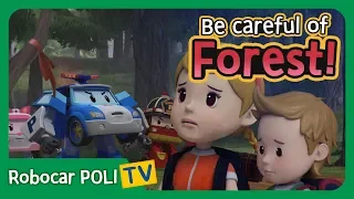 Be careful of the Forest! | Robocar Poli Clips