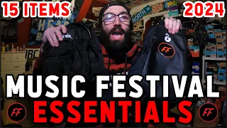 15 ITEMS I NEVER GO TO A MUSIC FESTIVAL WITHOUT [FESITVAL ESSENTIALS]