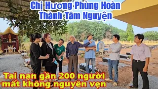 Chị Hương Phùng Hoàn Thành Tâm Nguyện Nghĩa Trang 17.3.1982 gần 100 ngôi Mộ Vô Danh được ấm lòng.