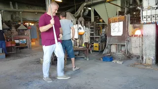 Murano glass making demonstration Venice 4k