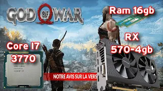 God Of War core i7 3770 & rx 570 4g Test