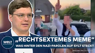 NAZI-PARTY AUF SYLT: "Rechtsextremes Meme" – Was sich hinter den rassistischen Parolen verbirgt!