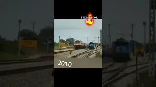 EVOLUTION OF TRAINS in India . 😁 #indianrailways #youtubeshorts