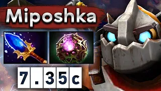 Мипошка на Клокверке с быстрым аганимом! - Miposhka Clockwerk 7.35 DOTA 2