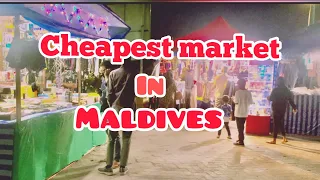 Cheapest Market In Maldives/In budget shopping in Maldives