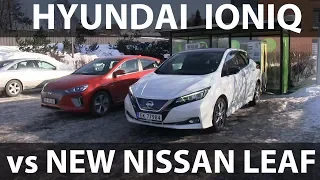 New Nissan Leaf vs Hyundai Ioniq road trip