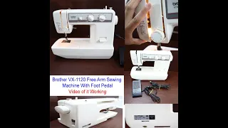 Brother VX-1120 Free Arm Sewing Machine With Foot Pedal by  Nüstuff Thrift #nustuffthrift