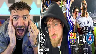 PARIS ZERSTÖRT BARCELONA in der CHAMPIONS LEAGUE☠️ | Reaktion