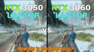 RTX 3050 Laptop vs RTX 3060 Laptop | Gaming Test | How Big is the Difference?