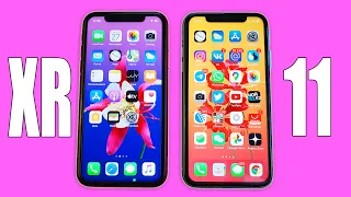 IPHONE XR VS IPHONE 11 - ТЕСТ СКОРОСТИ И МНОГОЗАДАЧНОСТИ (SPEEDTEST)