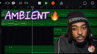 How to make an AMBIENT TRAP Beat on GarageBand iOS! (2023)