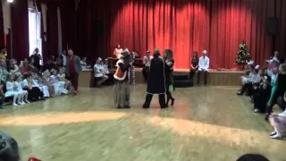 НовыйГод- Школа танцев"Вдохновение"(СОШ 411-гимназия 1504)Кощей и Кикимора