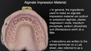 Complete Denture 1 - 2) Preliminary Impression and Model Pouring