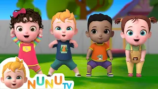 Head Shoulder Knees and Toes + More Kids Songs | NuNu Tv Nursery Rhymes