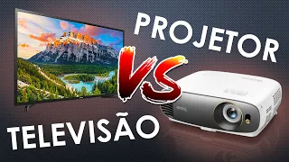 Qual a melhor escolha? Projetor ou televisão