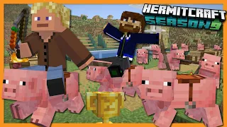 The Pulled Pork Pig Parade!!! - Minecraft Hermitcraft Season 9 #22