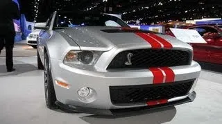 2011 Ford Mustang Shelby GT500 @ 2010 Chicago Auto Show - CAR and DRIVER