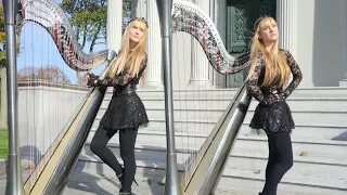 METALLICA - Fade to Black (Harp Twins) Electric Harp