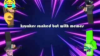 playing krunker ranked but with memes