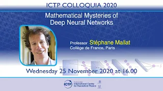 Mathematical Mysteries of Deep Neural Networks - ICTP Colloquium