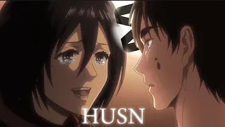 ATTACK ON TITAN || HUSN (Anuv jain) x let her go || edit || ❤️‍🩹