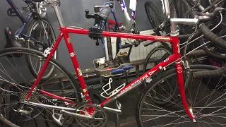 Restoring a Eddy Merckx road bike.