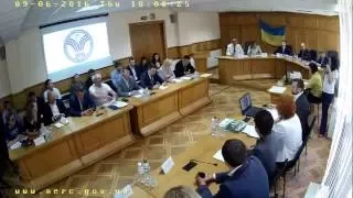 Відкрите засідання НКРЕКП 09.06.2016 про затвердження тарифів на теплоенергію