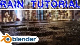 EEVEE REALISTIC RAIN TUTORIAL | Easy Blender Tutorial (Beginner friendly)